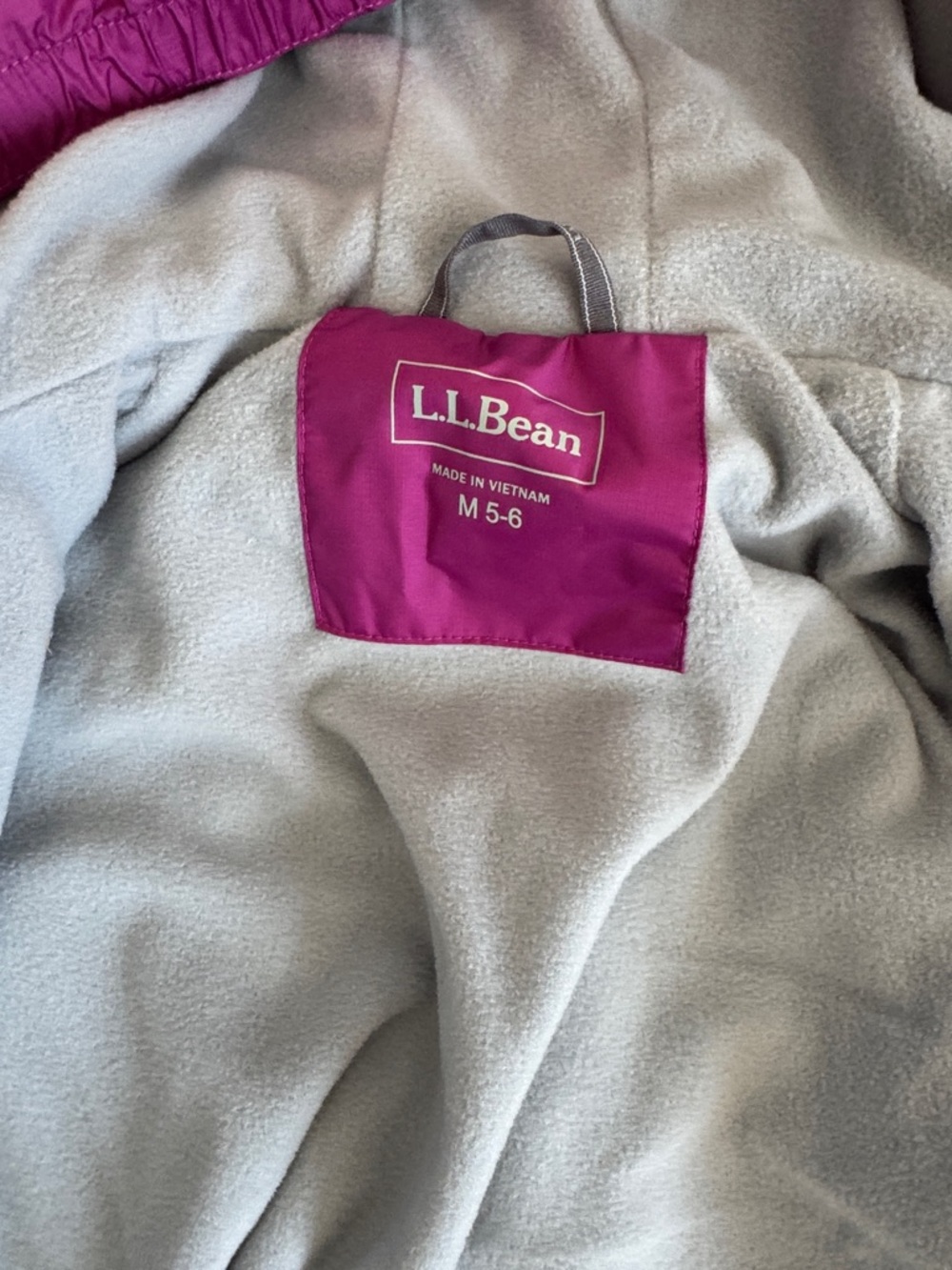 LL Bean lined raincoat - Picture 3 of 7
